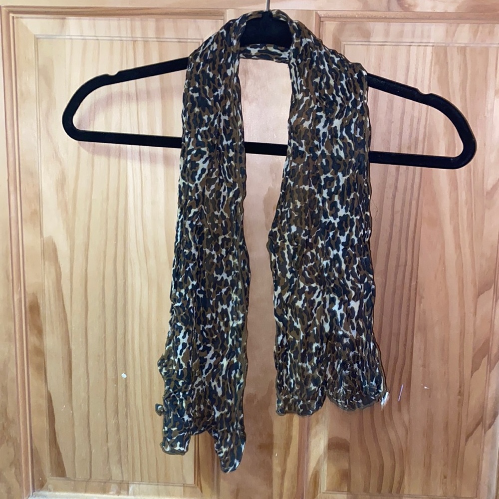 Leopard Print Scarf